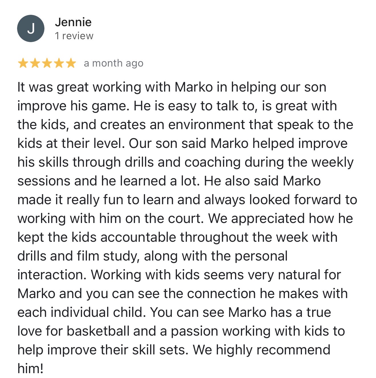 Google review screenshot 3