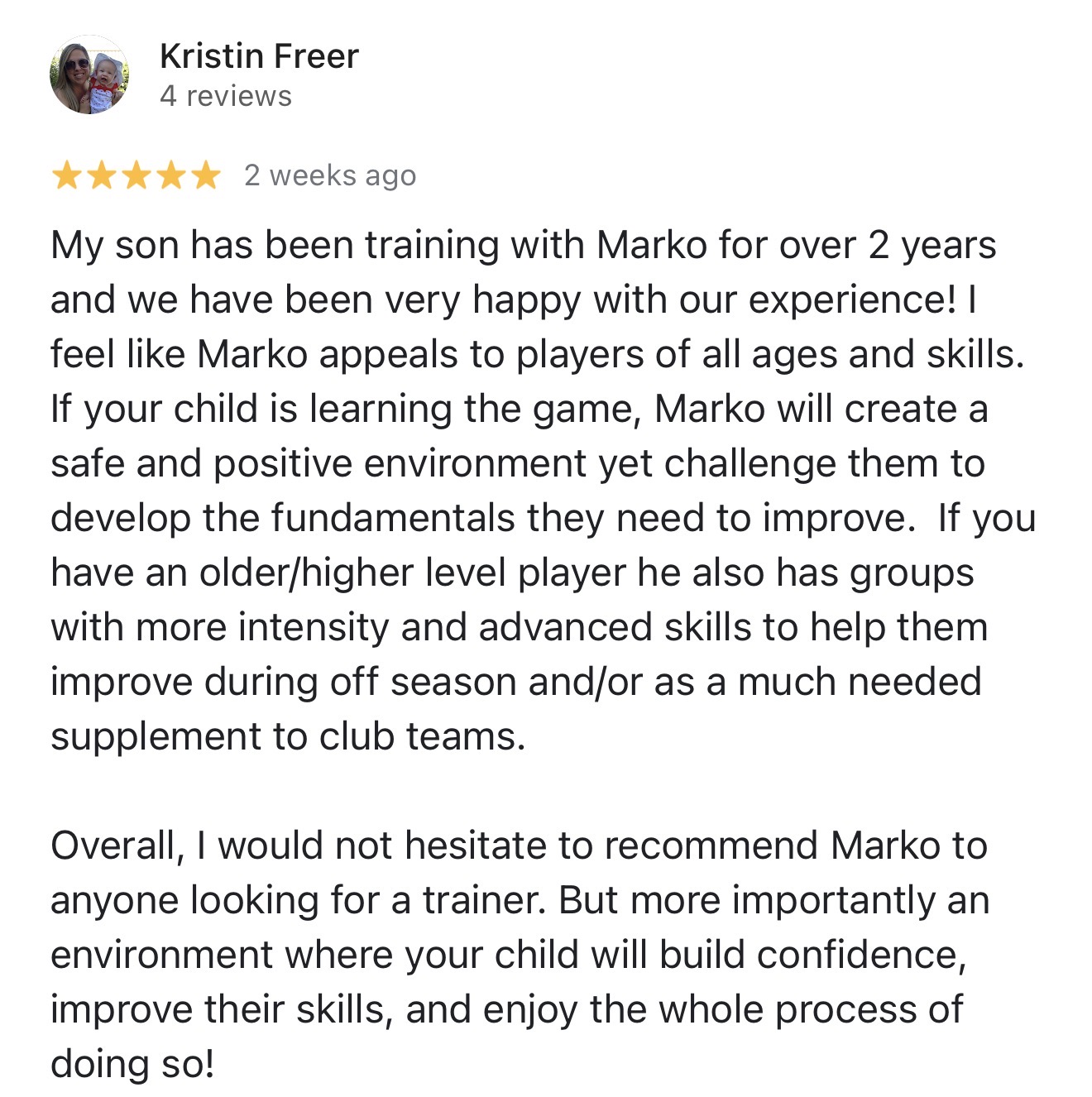 Google review screenshot 2